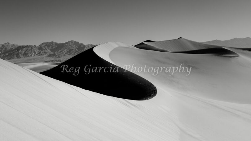 Dunes, Death Valley Black and White Print