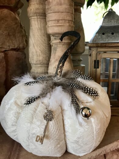 Bojo Meets Rustic Lace Pumpkin